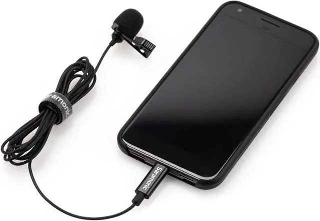 Alt view image 3 of 7 - Saramonic LavMicro-U USB C Lavalier Microphone for iPhone 15, iPad, Android, Omnidirectional Condenser Lapel Mic for Vlogging, Interviews, YouTube, TikTok