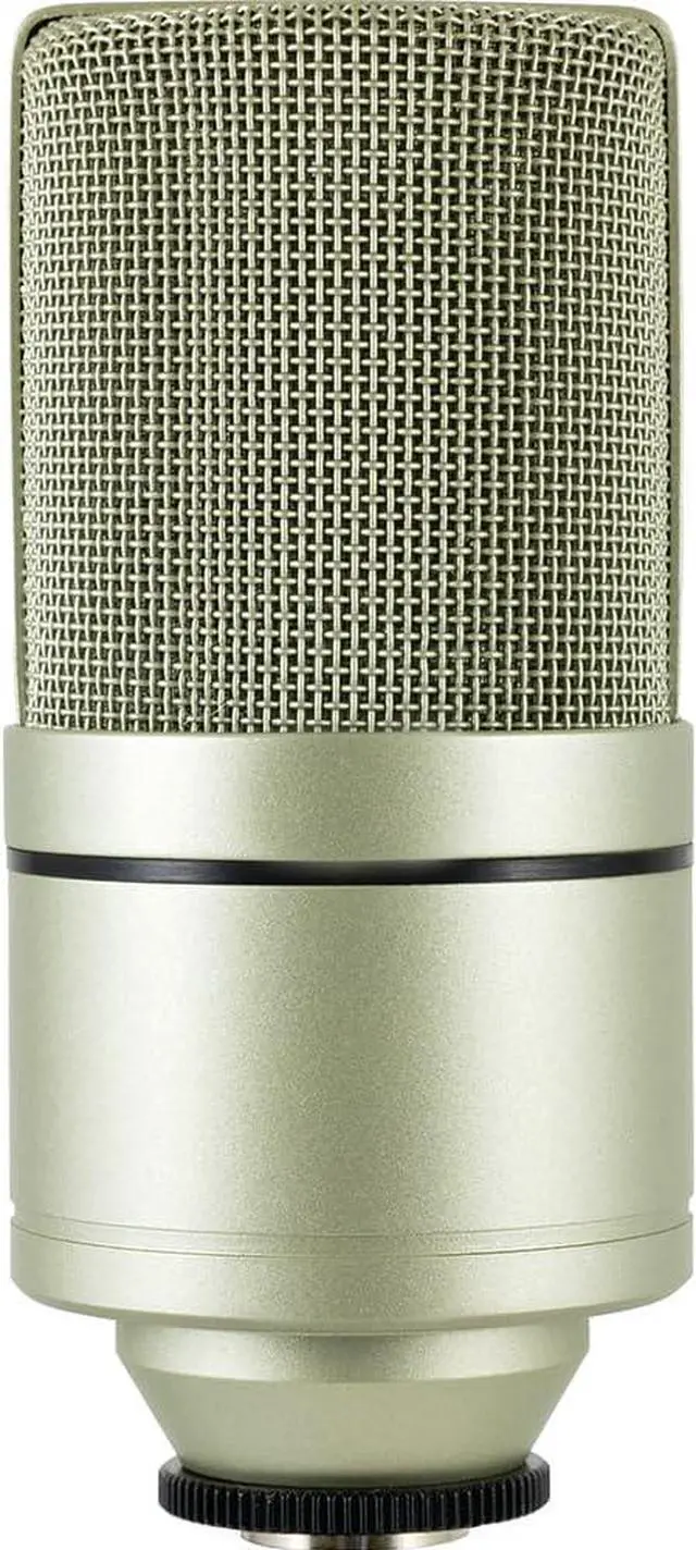 Alt view image 4 of 6 - MXL 990 Condenser Microphone for Podcasting, Singing, Home Studio Recording, Gaming & Streaming | Detailed Sound | XLR | Large Diaphragm (Champagne)