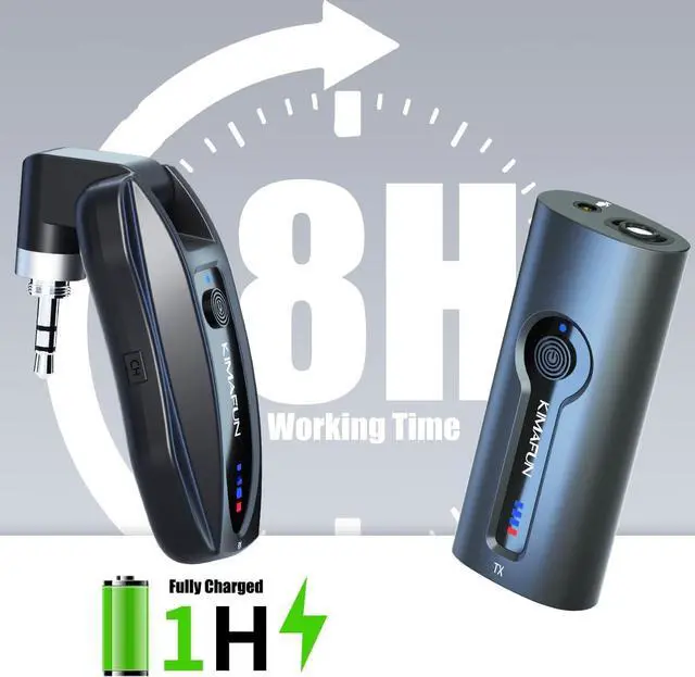 Alt view image 4 of 7 - Lavalier Wireless Microphone, Work 8hs/165FT Range Rechargeable Transmitter and Receiver for Speaker, PA, Audio Mixer, Teaching, Preaching, Public Speaking, G70(1TX1RX)