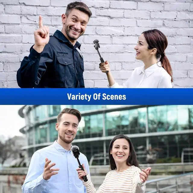 Alt view image 7 of 7 - Neewer 8.7"/22cm Telescoping Interview Mic Handle for Wireless Go, Lavalier Video Microphone Handheld Adapter with Cold Shoes Compatible with RODE Wireless Go II DJI Mic CM22, MS003