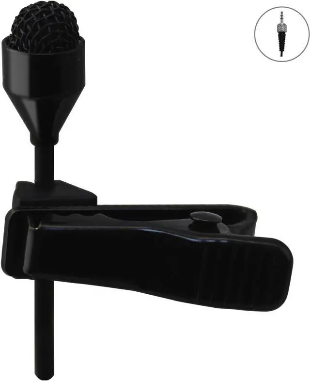 Alt view image 2 of 3 - J K Pro Lavalier Lapel Microphone MIC-J 044 Compatible with Sennheiser Wireless Transmitter - Omnidirectional Condenser Mic