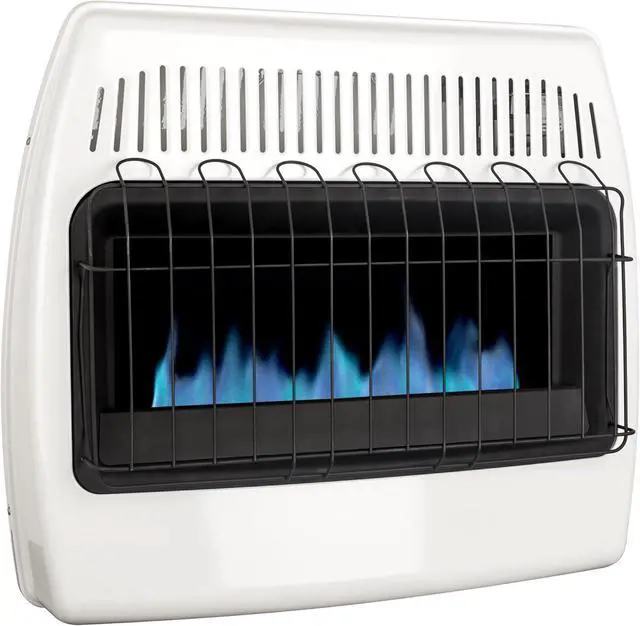 Main image of Dyna-Glo 30,000 BTU Liquid Propane Blue Flame Vent Free Wall Heater, White
