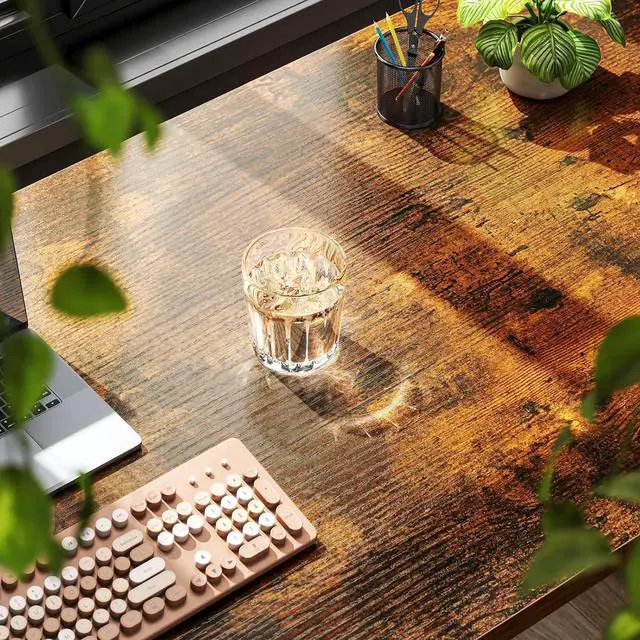 Alt view image 5 of 6 - Coleshome 63 Inches Computer Desk, Modern Desk for Home Office, Vintage