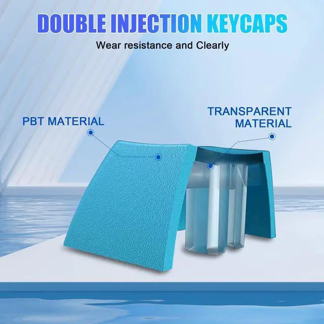 Alt view image 4 of 7 - BOYI 60% Wired Mechanical Gaming Keyboard,61 Mini RGB Cherry MX Switch PBT Keycaps NKRO Programmable Type-C Hot Swappable Gaming Keyboard for Windows&Mac (Joker Color,Cherry MX Blue Switch)