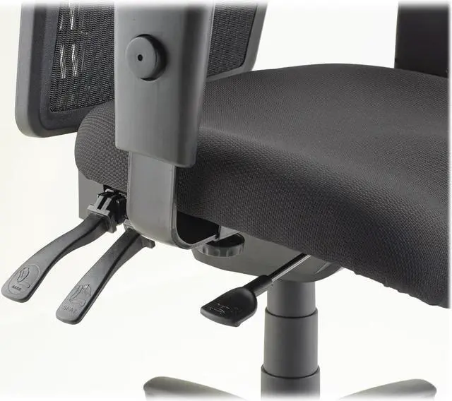 Alt view image 4 of 7 - Lorell, LLR86200, Executive High-back Mesh Chair