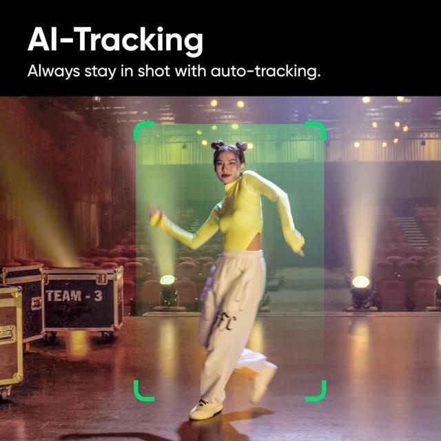 Alt view image 2 of 7 - Insta360 Link - PTZ 4K Webcam with 1/2" Sensor, AI Tracking, Gesture Control, HDR, Noise-Canceling Microphones, Specialized Modes, Webcam for Laptop, Video Camera for Video Calls, Live Streaming