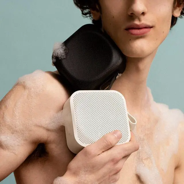 Alt view image 7 of 7 - Sudio F2 Portable Bluetooth Speaker with AUX Input, IPX7,15-Hour Playtime,Ideal Shower Speaker Bluetooth Waterproof for Android and iOS (White)