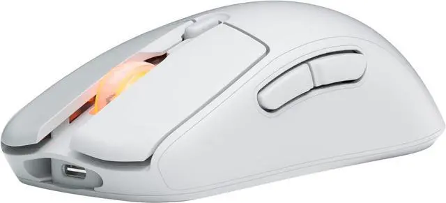 Main image of Fnatic BOLT White Wireless Gaming Mouse - Pixart 3370 Sensor, 69g, WiFi & Bluetooth Battery Life 110-210h, USB-C Charging, Kailh GM 8.0 Switches, 4 Profiles, 4 DPI Stages, Virgin PTFE Skates (Windows)