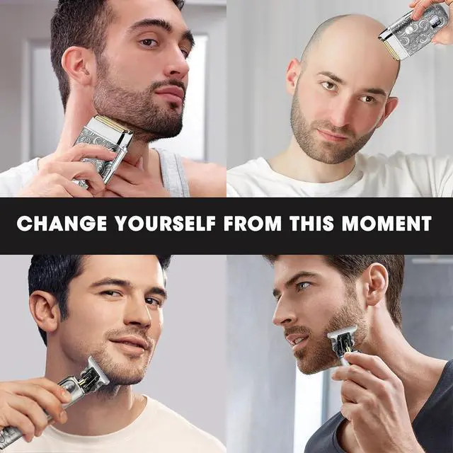 Alt view image 6 of 7 - Suttik Electric Razor Foil Shavers Hair Clippers for Men, Beard Trimmer and Electric Shaver for Men Face with Replacement Blade, Waterproof