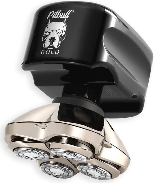 Main image of Skull Shaver Pitbull Gold PRO Head and Face Shaver: Ultimate Grooming Kit for Men, 5-in-1 Premium Bald Head Electric Head Shaver, Wet and Dry Easy Head Shaver