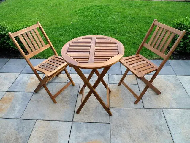 Alt view image 2 of 6 - Products Bistro Table and Chair Set, Outdoor Furniture