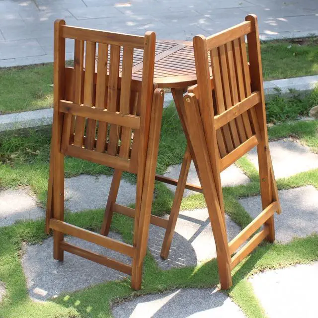 Alt view image 4 of 6 - Products Bistro Table and Chair Set, Outdoor Furniture