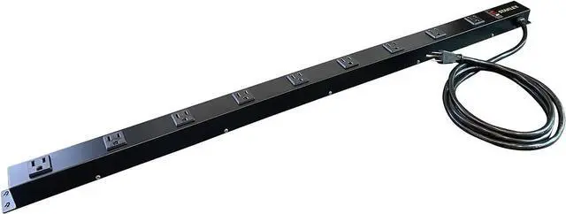 Alt view image 2 of 5 - Stanley 31610 SurgeMax Pro 9 Outlet Metal Surge Protector, Black, 6 ft