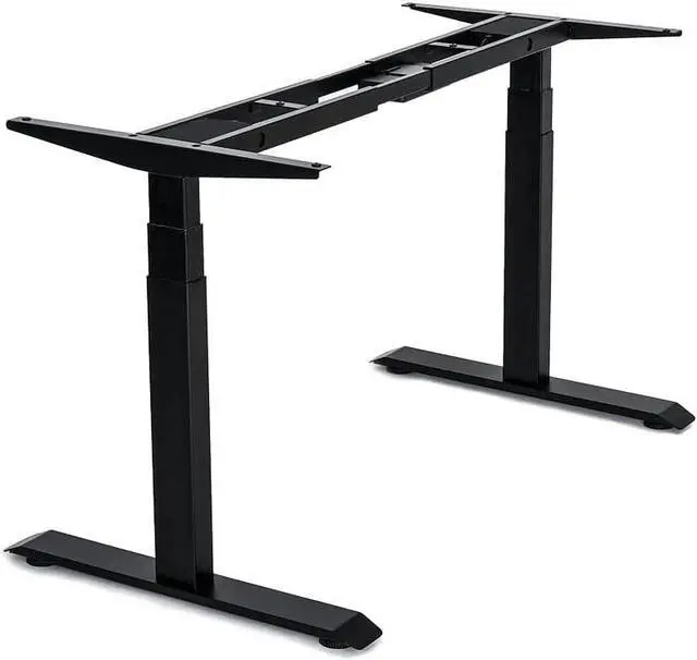 Main image of VWINDESK VJ201-S3 Electric Height Adjustable Sitting Standing Desk Frame Only/Sit Stand - Dual Motors 3 Segment Motorized Desk Base Only,Black
