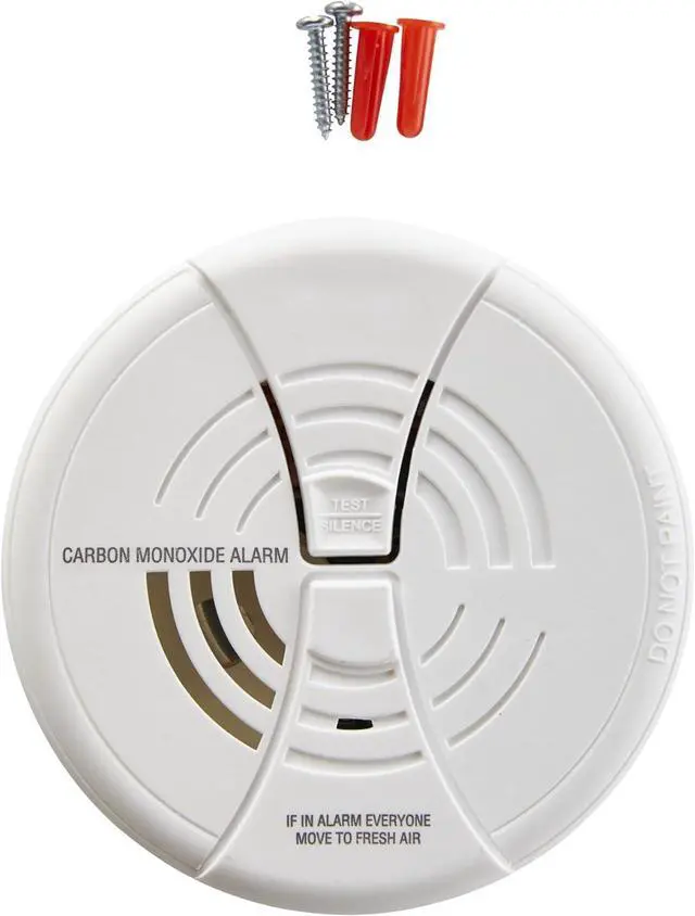 Alt view image 2 of 5 - FIRST ALERT Carbon Monoxide Alarm | BRK CO250 Battery Operated Carbon Monoxide Detector With 9-Volt Battery & Two Silence Features