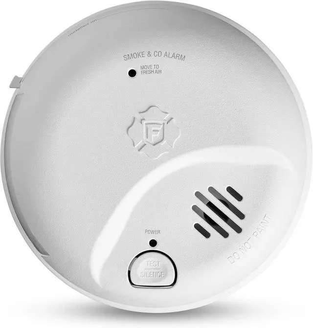 Main image of First Alert Combination Smoke & Carbon Monoxide Alarm, Interconnect Hardwire Detector with Battery Backup, SMICO100-AC, 1-Pack