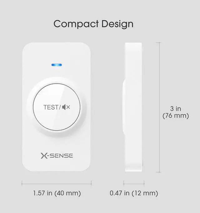Alt view image 2 of 7 - X-Sense Remote Controller RC01 Pro for X-Sense Link+ Wireless Smoke & Carbon Monoxide Detector Alarms (1-Pack)