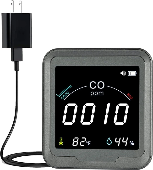 Briidea RV Carbon Monoxide & Propane Alarm | Dual Gas Detector With 100dB Alert
