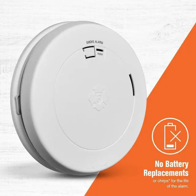 Alt view image 2 of 6 - First Alert SM210, 10-Year Sealed Battery Smoke Alarm with Slim Profile Design, 1-Pack