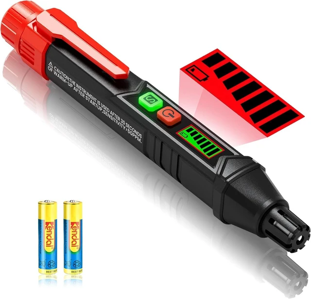 Main image of YOJOCK Natural Gas Leak Detector,Gas Leak Detector with Audible & Visual Alarm,Portable Gas Detector Sniffer to Locate Combustible Sources Like Propane,Methane for Home & RV