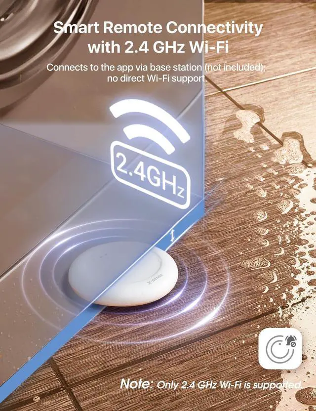 Alt view image 4 of 7 - X-Sense Wi-Fi Water Leak Detector (SBS50 Base Station Required), 3 SWS0A Water Sensors