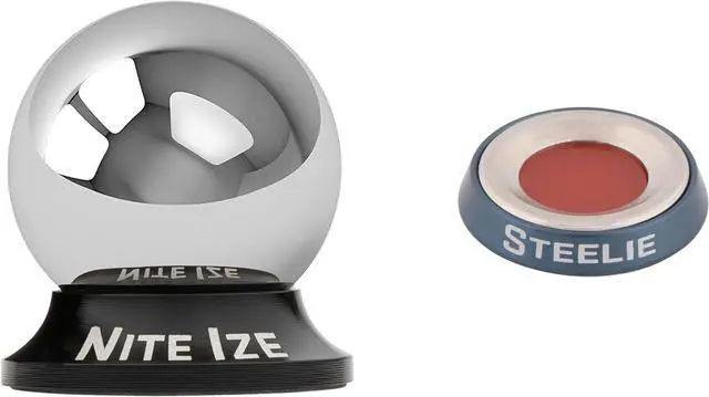 Alt view image 2 of 7 - Nite Ize Steelie Original Dash Kit - Magnetic Phone Mount for Car Dashboard - Car Phone Holder with Strong Steelie Magnet & 3M VHB Adhesive