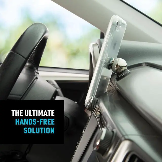 Alt view image 3 of 7 - Nite Ize Steelie Original Dash Kit - Magnetic Phone Mount for Car Dashboard - Car Phone Holder with Strong Steelie Magnet & 3M VHB Adhesive