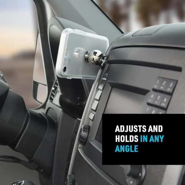 Alt view image 5 of 7 - Nite Ize Steelie Original Dash Kit - Magnetic Phone Mount for Car Dashboard - Car Phone Holder with Strong Steelie Magnet & 3M VHB Adhesive