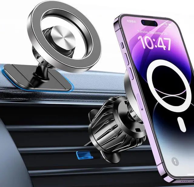 Main image of for Magsafe Car Mount20 Strong MagnetsMagnetic Phone Holder for Car Phone Holder Mount Dash360°Cell Phone Holders for Your Car Accessories for Women Men iPhone 16 Pro Max 15 14 13 12 Plus