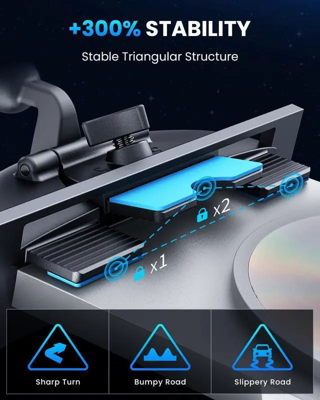 Alt view image 3 of 7 - for Magsafe CD Player Phone Mount [17 Strong Magnets] Magnetic CD Phone Holder for Car Hands-Free Car Mount Compatible with iPhone 16 15 14 13 12 Pro Max Mini Plus MagSafe Case All Phones