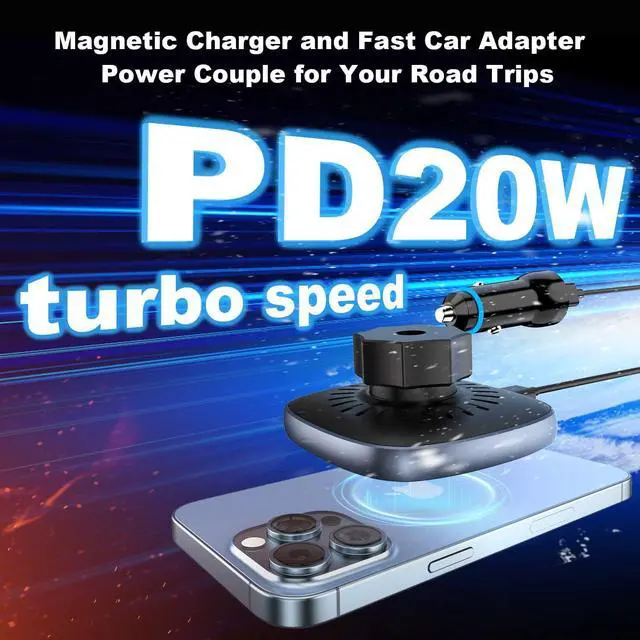 Alt view image 7 of 7 - for Magsafe Car Mount Charger with USB C Cable & Car Cigarette Lighter Adapter,15W Magnetic Phone Holder for Your Car Accessories for Women,Men,Car Phone Charger for 16/15/14/13/12,Galaxy S22/S21