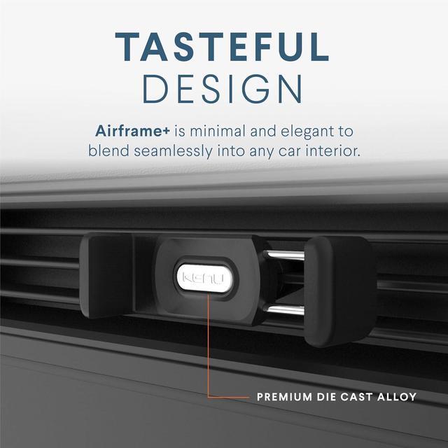 Alt view image 5 of 6 - Kenu Airframe+, Air Vent Car Phone Holder Mount, Cell Phone Stand for Car, Expandable Grip & 360 Degree Pivot, Compatible with Latest iPhones, Samsungs, & Androids