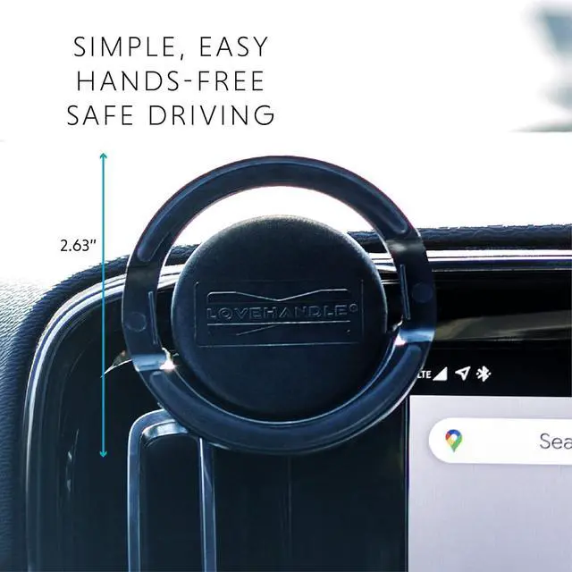 Alt view image 2 of 6 - LOVEHANDLE 360 Universal Swivel Phone Mount - Car Mount - Phone Holder