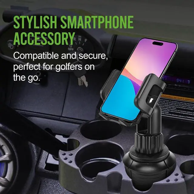 Alt view image 4 of 7 - Car Phone Holder Mount Car Cup Phone Holder Mount Compatible with  iPhones  Galaxy Motorola Moto Google Pixel Smartphones (Fits for Tesla Model 3 Y S X) 6.5-Inch