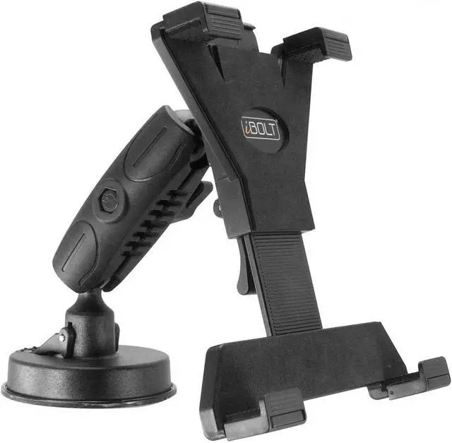 Main image of iBolt Tabdock BizMount -Holder/Mount with Suction Cup Base- for Your Windshield, Dashboard, or Desk - Compatible with All 7"-10" Tablets: iPad, Samsung Galaxy Tab, Google Nexus