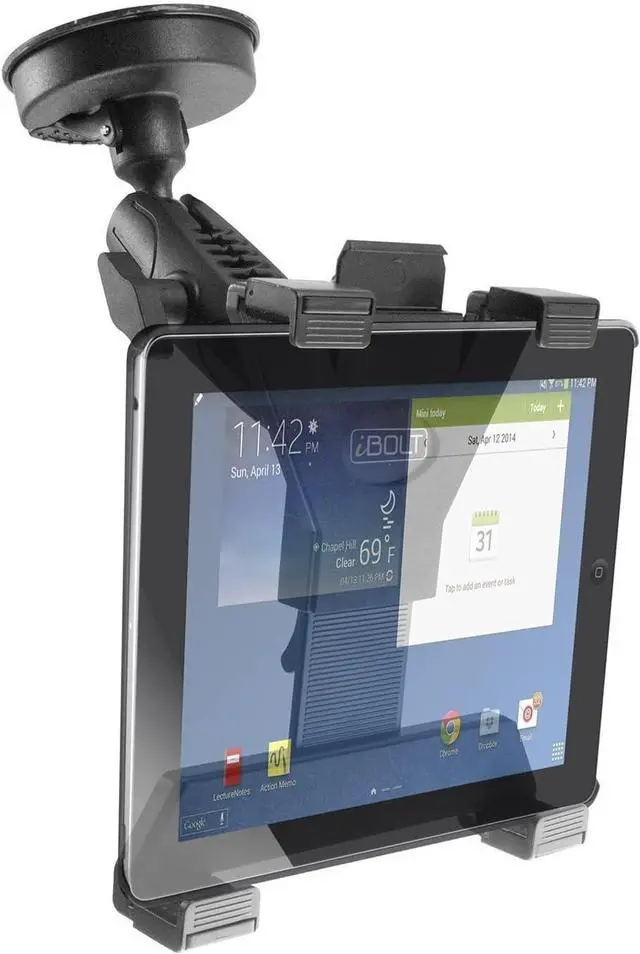 Alt view image 5 of 6 - iBolt Tabdock BizMount -Holder/Mount with Suction Cup Base- for Your Windshield, Dashboard, or Desk - Compatible with All 7"-10" Tablets: iPad, Samsung Galaxy Tab, Google Nexus