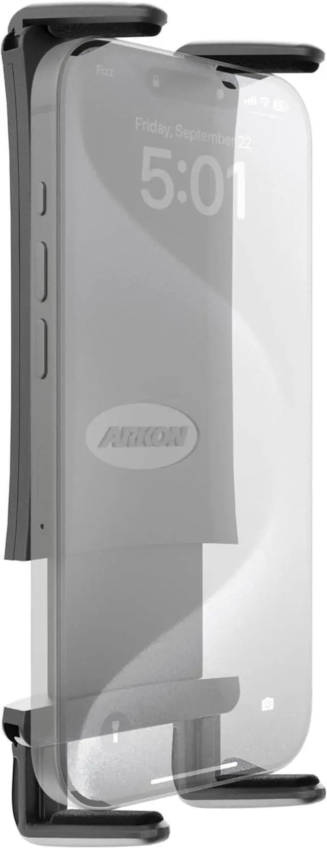 Main image of Mounts Slim-Grip Ultra Phone Holder Fits All Phones & Small to Midsize Tablets Fits Pedestals with Dual-T Patterns For iPad iPhone  Google Nokia & more