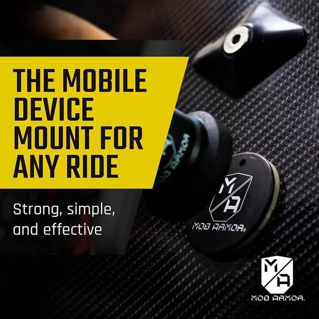 Alt view image 7 of 7 - Mob Armor Magnetic Phone Mount Plates - Strong Adhesive Steel Discs for MobNetic Maxx & Mob Magnetic Car Mounts, Compatible with Phone Magnet Plates, Vehicle Accessory - Black (2 Pack)