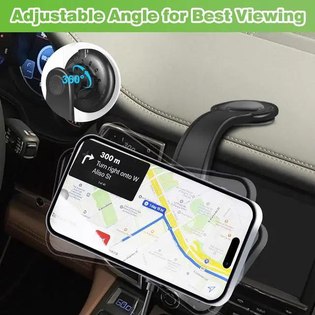 Alt view image 2 of 7 - Upgraded Magnetic Wireless Car Charger, 15W Fast Charging for MagSafe Car Mount Charger with 360° Adjustable Arm, Relocatable Cell Phone Holder for iPhone, Samsung Galaxy, Google Pixel, Gifts for Men