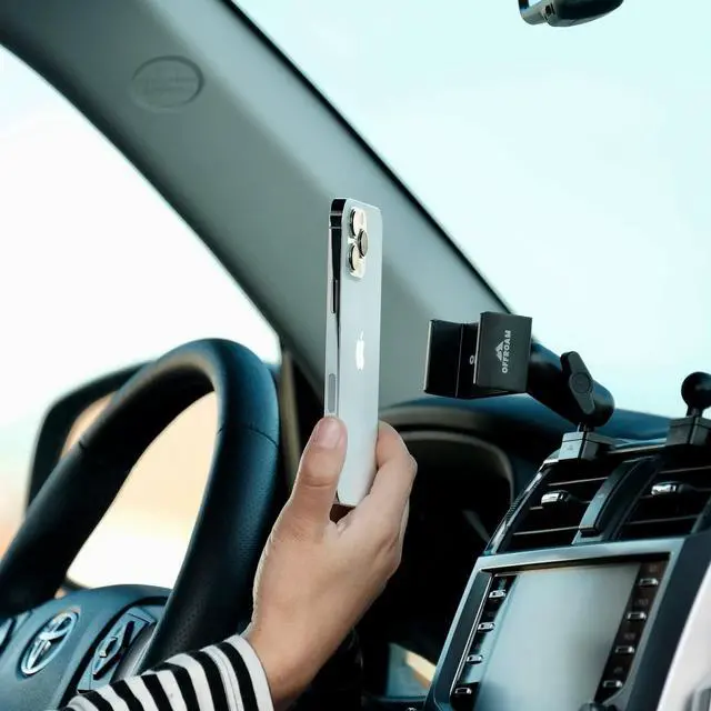 Alt view image 3 of 5 - Phone Mount Made for Toyota 4Runner (2010-2024)