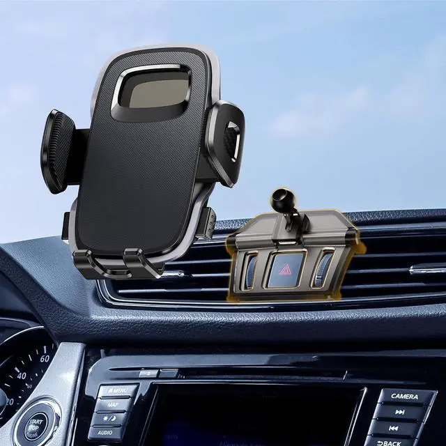 Main image of ELOHEI for Nissan Rogue Phone Mount with Custom Base, Car Phone Mount for 2014-2020 Nissan Rogue Accessories, Hands Free Rogue Phone Holder for 4.7-7 in Phones(HE05)