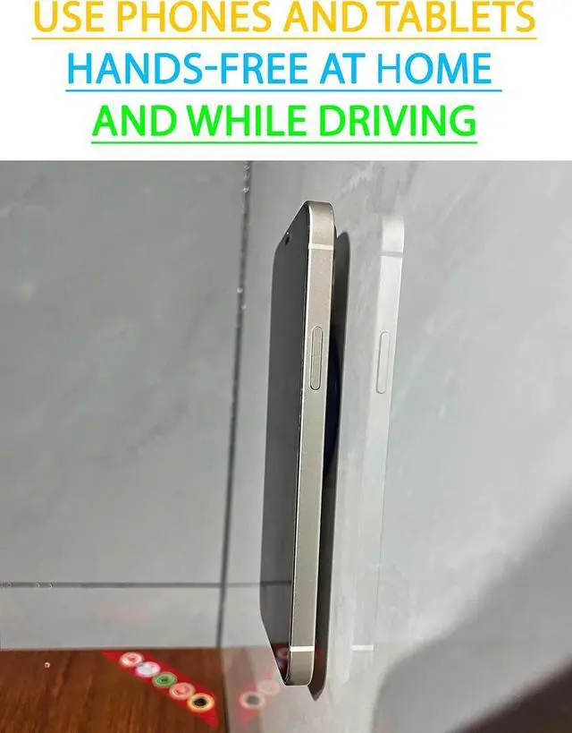Alt view image 5 of 7 - SALEX Compatible with Magsafe Car Mount for Dashboard, Wall, Fridge, Truck, Mirror 2 Pack. Stick On Magnetic Phone Mount for iPhone 15 14 Plus 13 Pro Max 12 Mini. Flat Magnet Dash Phone Holder