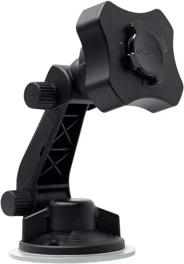 Main image of Rokform - Adjustable Windshield Phone Mount Secured by Strong Suction Cup Base, 210 Degrees of Tilt and 360 Degree of Rotation Phone Holder Compatible with ALL Rokform Twist Lock Cases