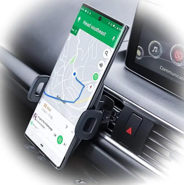 Main image of ENCASED Vent Mount Phone Holder for Car, Secure Case-Friendly Grips (Compatible with iPhone/Samsung Models)