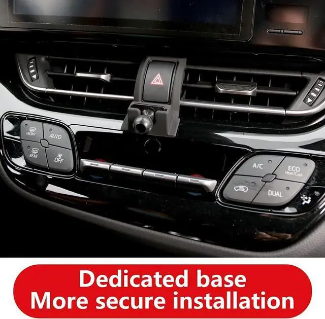 Alt view image 4 of 6 - Car Phone Holder for 2018-2022 Toyota CHR C-HR Auto Accessories Navigation Bracket Interior Decoration Mobile Cell Phone Mount