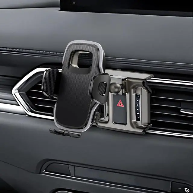 Main image of ELOHEI for Mazda CX5 Phone Holder with Custom Base, Car Phone Holder for 2017-2024 Mazda CX5 Accessories, Specifically Design Mazda CX5 Phone Mount for 4.7-7 in Phones