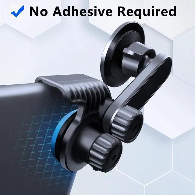 Alt view image 5 of 6 - ANKEWAY Phone Mount Holder for Tesla Model 3 Y X S, Strongest Magnet Power MagSafe Car Phone Holder, iPhone Mount Compatible with 16 15 14 13 12 Series, Fits Android Phones with Magnetic Ring