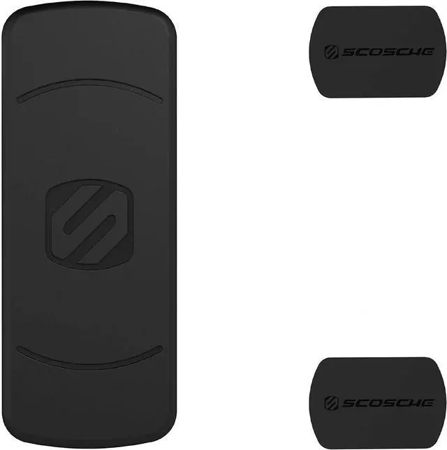 Main image of Scosche MDMRK-XCES0 MagicMount Magnetic Mount Replacement Plate Kit for Phone Holders - Black