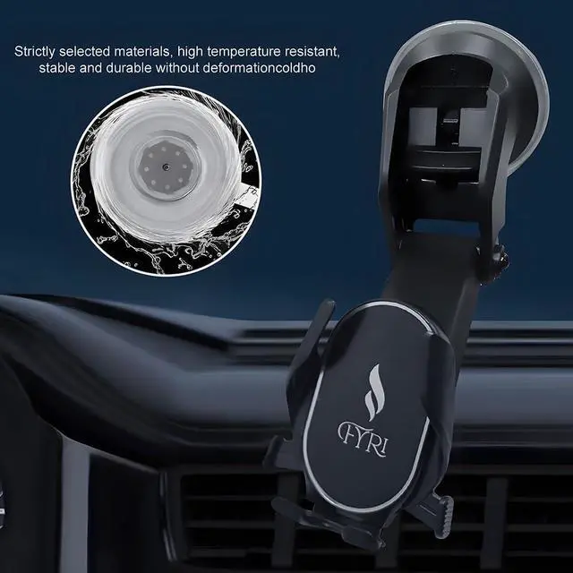 Alt view image 2 of 5 - 2025 Universal Car Phone Holder for Car Dashboard & Windshield for iPhones, Androids, All Other Smartphone