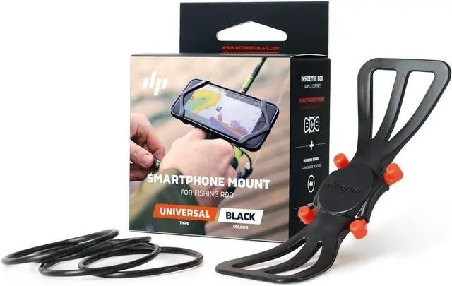 Main image of Deeper Smartphone Mount for Fishing Rod  See Phone and Keep Hands Free While Using Deeper Sonars